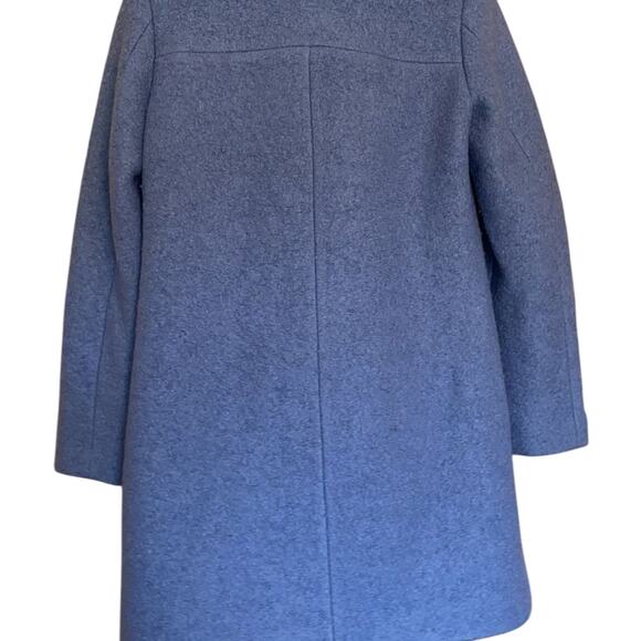 Kenneth Cole Women's Asymmetrical Pressed Boucle Wool-Blend Coat - Picture 7 of 11